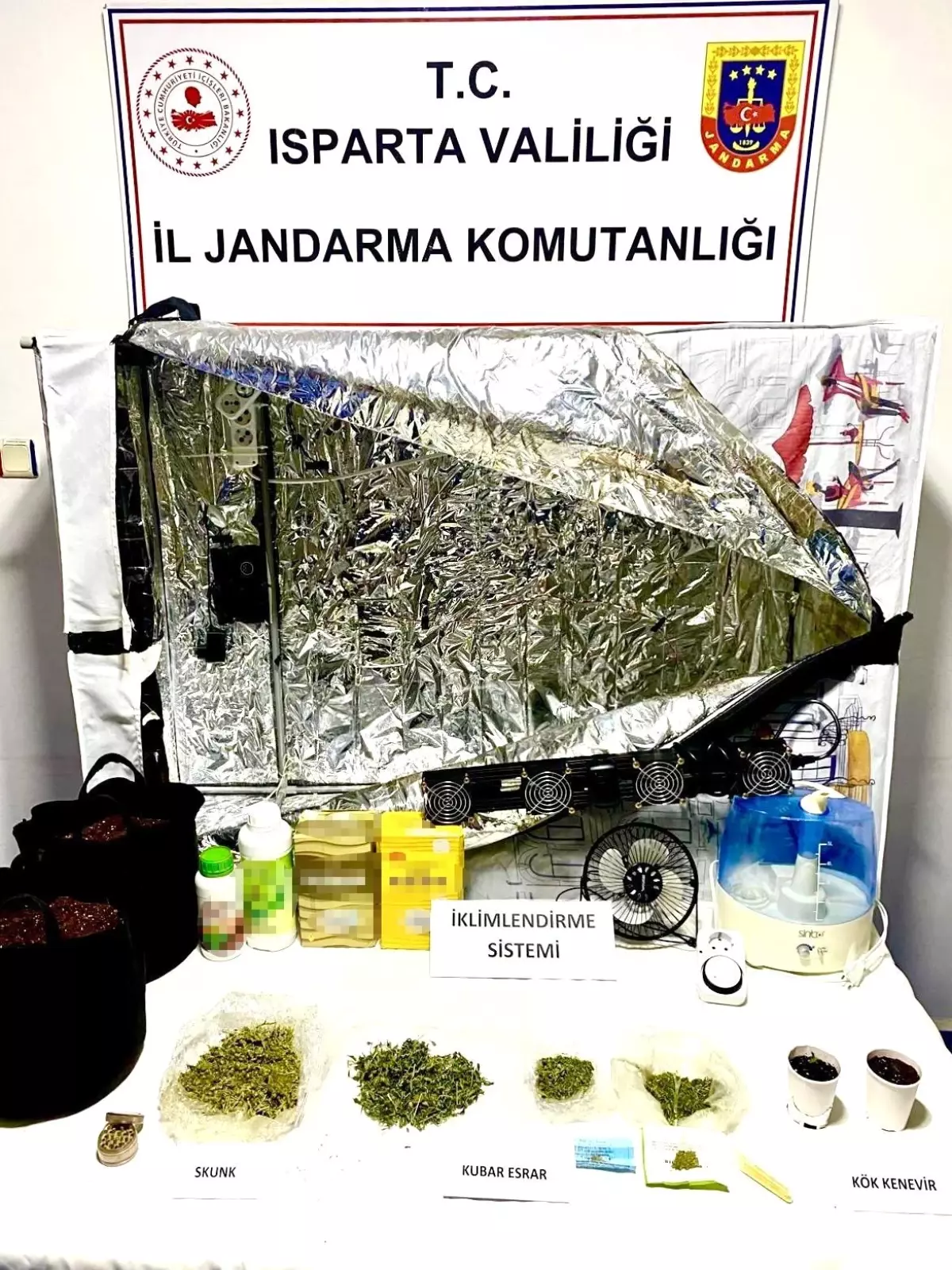 Isparta’da Uyuşturucu Operasyonu