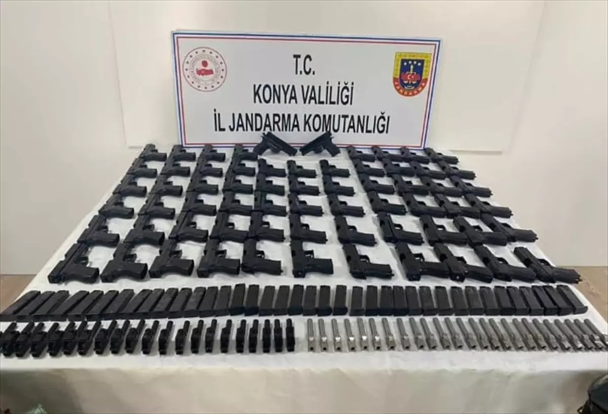 Konya’da Kaçak Silah Atölyesine Baskın
