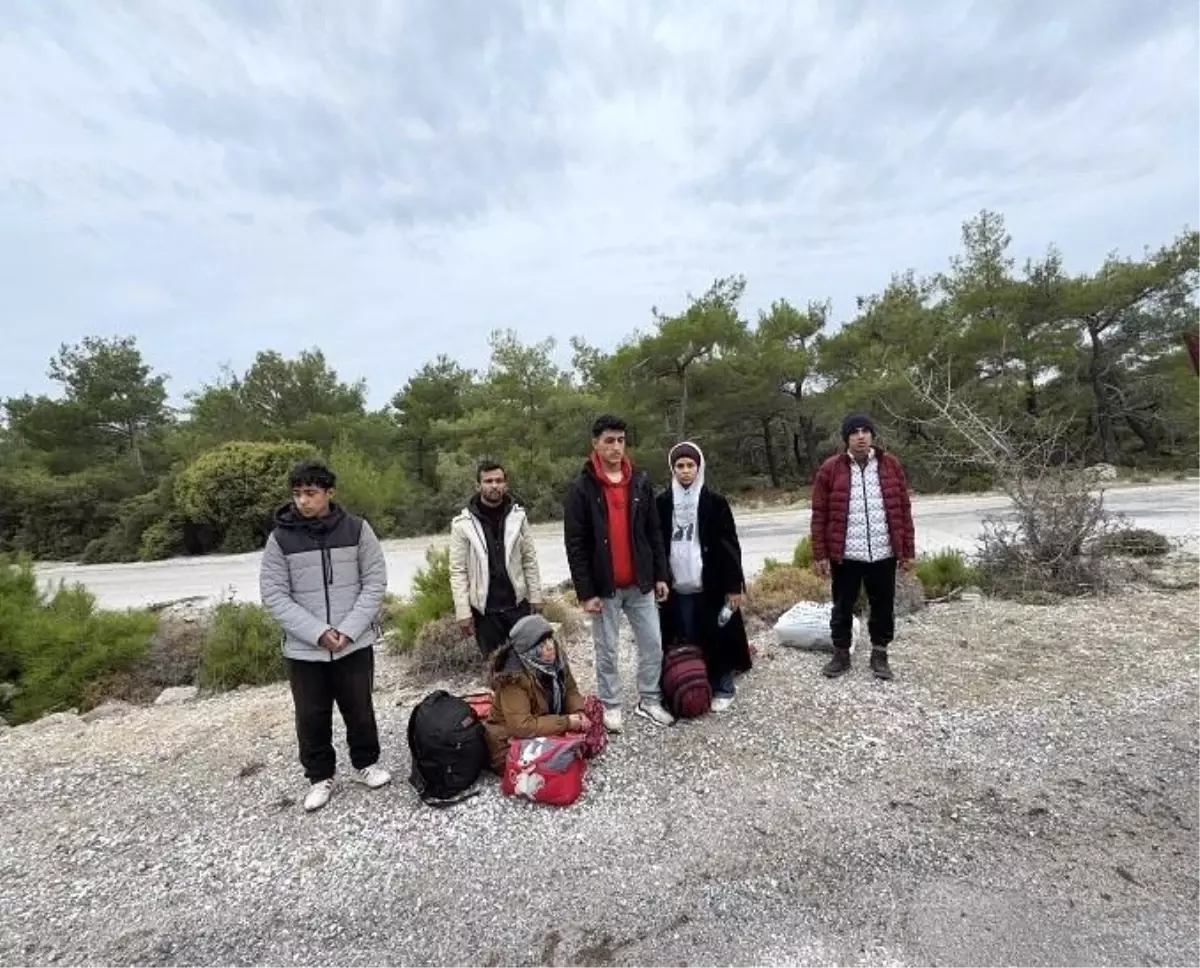 Ayvacık’ta 6 Kaçak Göçmen Yakalandı