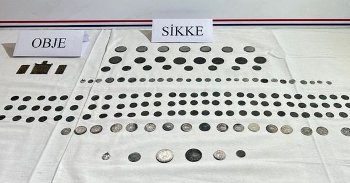 Hakkari’de Bizans dönemine ait 163 sikke ele geçirildi