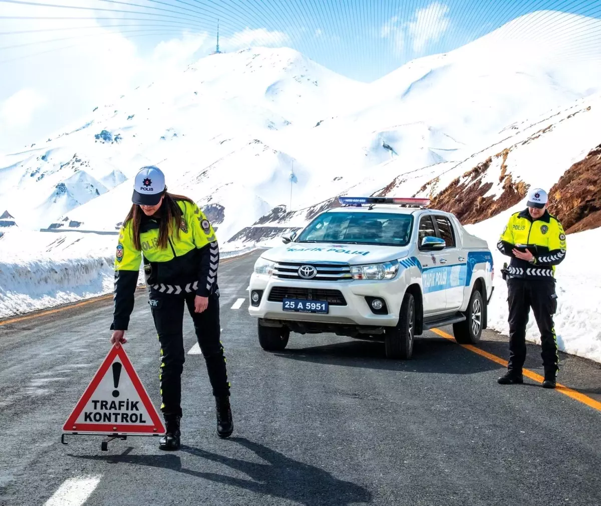 Erzurum’da Trafik Kazaları Artıyor