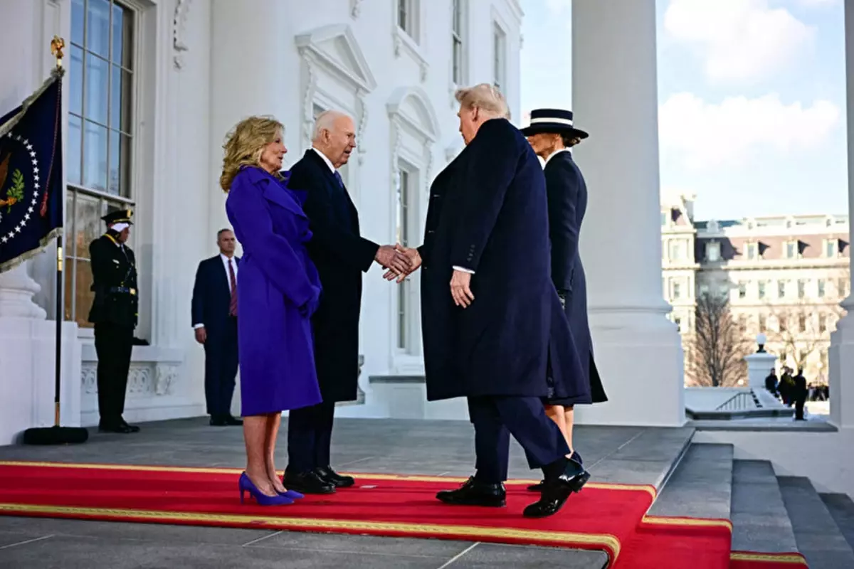 Biden, Beyaz Saray’a gelen Trump’ı ‘Evine hoş geldin’ diyerek karşıladı