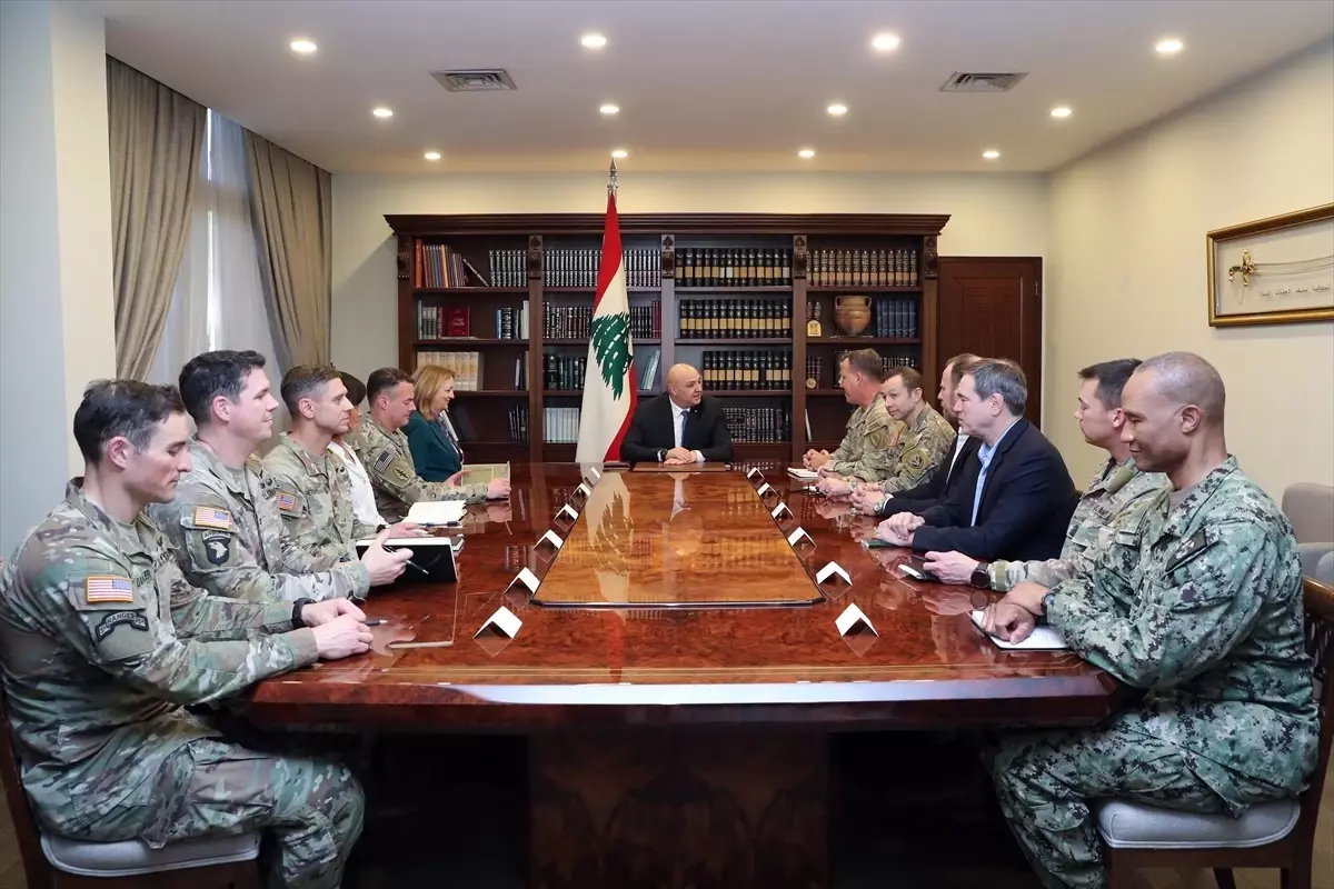 Lübnan Cumhurbaşkanından ABD ile Güvenlik Görüşmesi