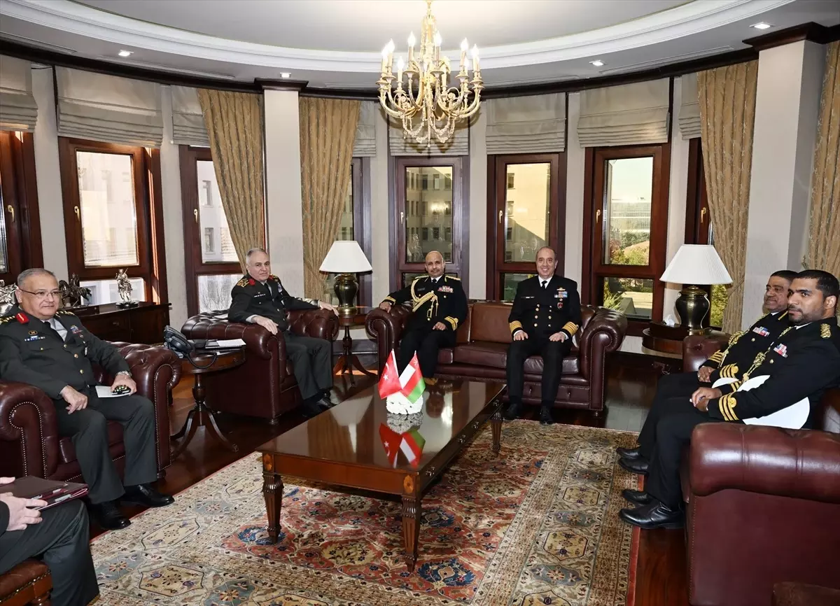 Orgeneral Gürak, Umman Deniz Komutanı’nı kabul etti