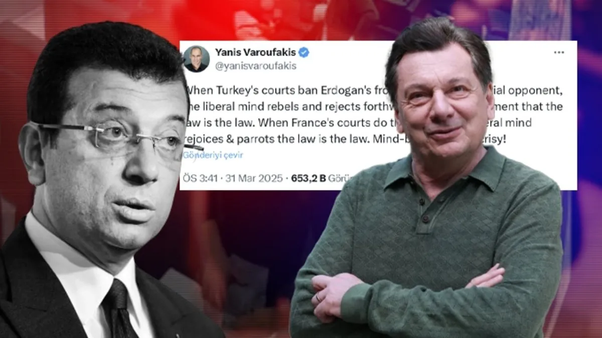 Yunan ekonomist Varoufakis’in paylaşımı Vedat Milor’u rahatsız etti! “Akılalmaz ikiyüzlülük”